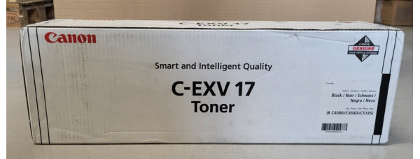 Toner Canon C-EXV17 Schwarz 0262B002 Neu OVP A-Ware Original iR C4080i . 