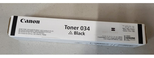 Toner Canon 034 Schwarz 9454B001 Neu OVP A-Ware Original iR ADV C1225 Rg MwSt. 