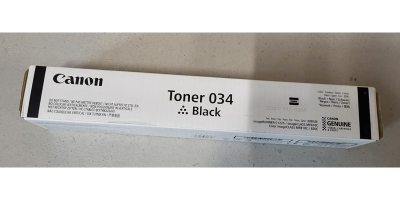 Toner Canon 034 Schwarz 9454B001 Neu OVP A-Ware Original iR ADV C1225 Rg MwSt. 