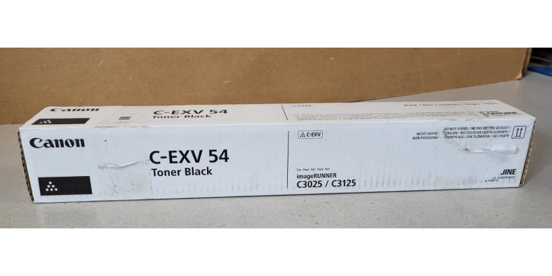 Toner Canon C-EXV 54 Schwarz 1394C002 Neu OVP Original iR ADV C3025 C3125 MwSt. 