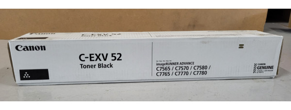 Toner Canon C-EXV52 Schwarz 0998C002 Neu OVP Original iR ADV C7565 C7570 Rg MwSt Toner Canon C-EXV52 Schwarz 0998C002 Neu OVP Original iR ADV C7565 C7570 Rg MwSt