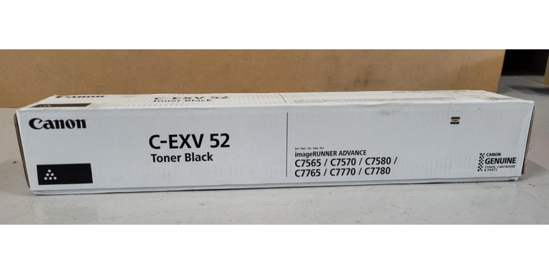 Toner Canon C-EXV52 Schwarz 0998C002 Neu OVP Original iR ADV C7565 C7570 Rg MwSt Toner Canon C-EXV52 Schwarz 0998C002 Neu OVP Original iR ADV C7565 C7570 Rg MwSt