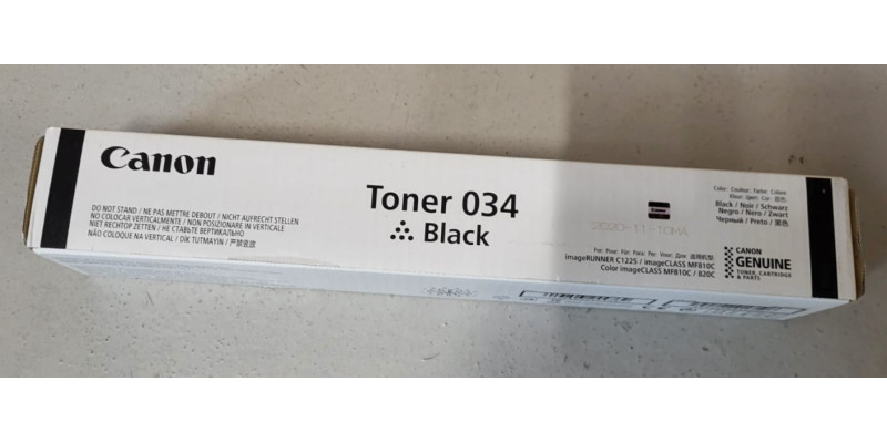 Toner Canon 034 Schwarz 9454B001 Neu OVP A-Ware Original image Runner C1225 MwSt 