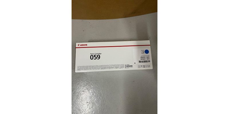 Toner Canon 059 Cyan 3622C001 Neu OVP A-Ware Original LBP852Cx Rechnung MwSt Toner Canon 059 Cyan 3622C001 Neu OVP A-Ware Original LBP852Cx Rechnung MwSt