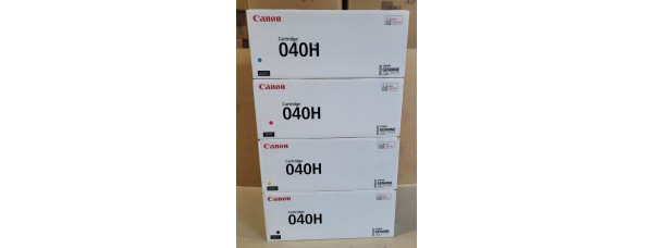 4 Toner Canon 040H Neu OVP A-Ware Original i-Sensys LBP710C Series Rg MwSt 