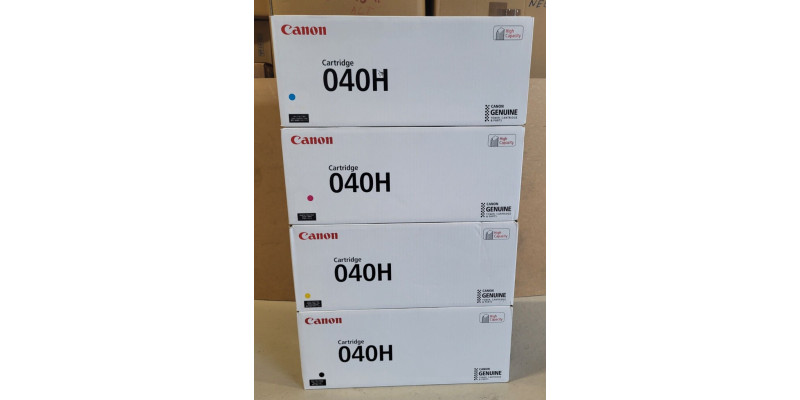 4 Toner Canon 040H Neu OVP A-Ware Original i-Sensys LBP710C Series Rg MwSt 