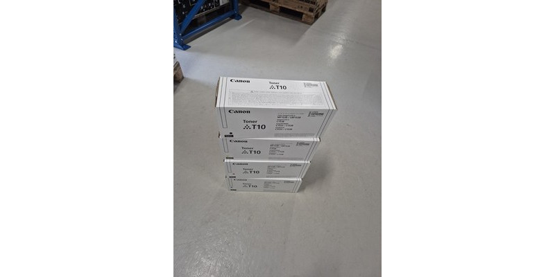4 Toner Canon T10 CMYK Neu OVP A-Ware Original iR C1533, LBP1538 Rechnung MwSt 