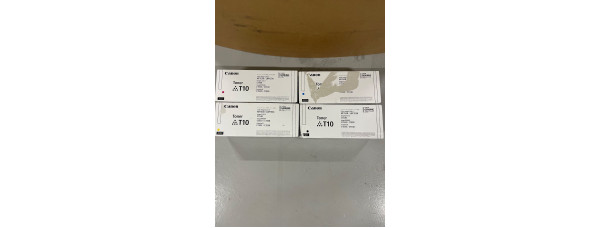 4 Toner Canon T10 CMYK Neu OVP Original iR C1533, LBP1538 Rechnung MwSt 4 Toner Canon T10 CMYK Neu OVP Original iR C1533, LBP1538 Rechnung MwSt