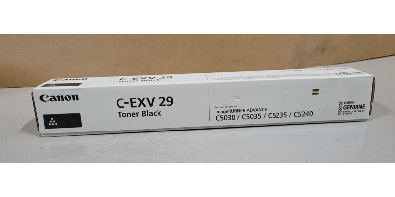 Toner Canon C-EXV29 Schwarz 2790B002 Neu OVP A-Ware Original iR Advance C5030 Rg Toner Canon C-EXV29 Schwarz 2790B002 Neu OVP A-Ware Original iR Advance C5030 Rg