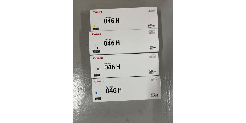 4 Toner Canon 046H 1254C004 1253C004 1252C004 Neu OVP A-Ware Original LBP650C Rg 