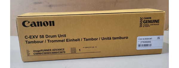 Trommel Canon C-EXV58 Schwarz 3770C002 Neu OVP Original IR-ADV DX C5840i Rg MwSt 