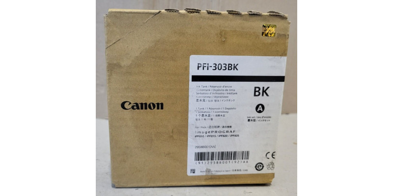 Tinte Canon PFI-303BK Schwarz 2958B001 Neu OVP B-Ware Original iPF 810 01.2016 