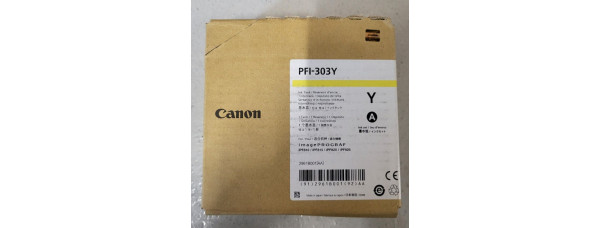 Tinte Canon PFI-303Y Gelb Neu OVP B-Ware Original iPF 810 02.2016 . 