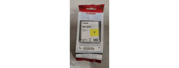 Tinte Canon PFI-107Y Gelb 6708B001 Neu OVP A-Ware Original iPF670 MHD: 05.2025 