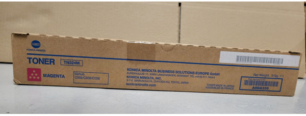 Toner TN324M Magenta A8DA350 Konica Minolta Neu OVP A-Ware Original C308  