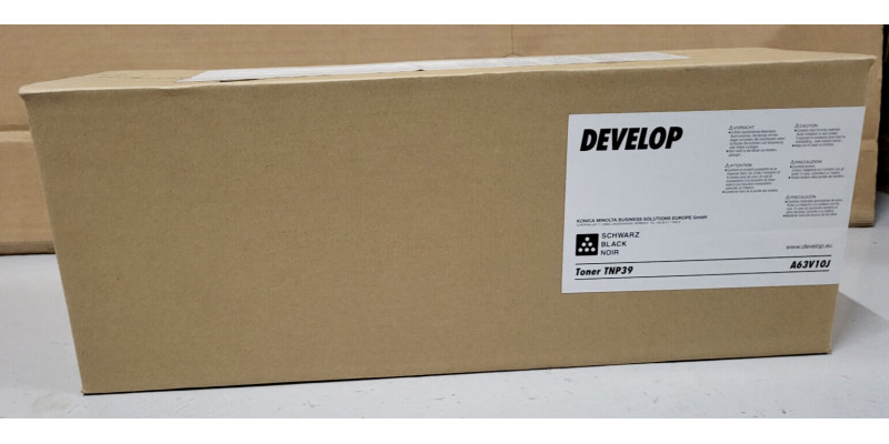 Toner Develop TNP39 Schwarz A63V10J Neu OVP A-Ware Original Ineo 3300P . 