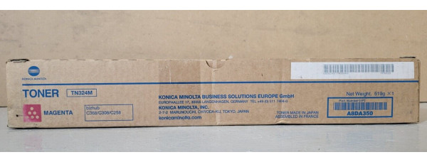 Toner TN324M Magenta A8DA350 Konica Minolta Neu OVP Original C308 . 