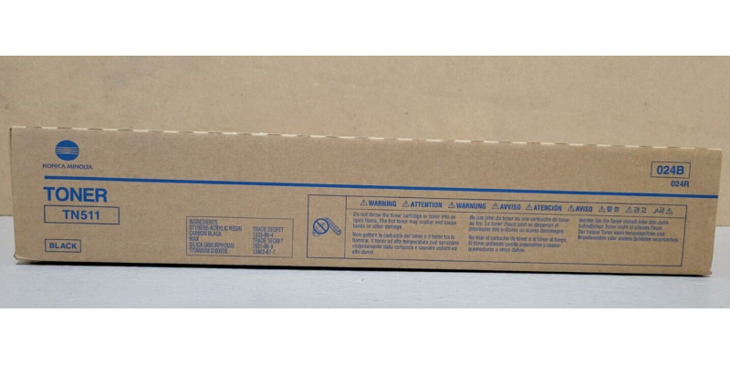 Toner Konica Minolta TN511 Schwarz Neu OVP A-Ware Original bizhub 360 . 