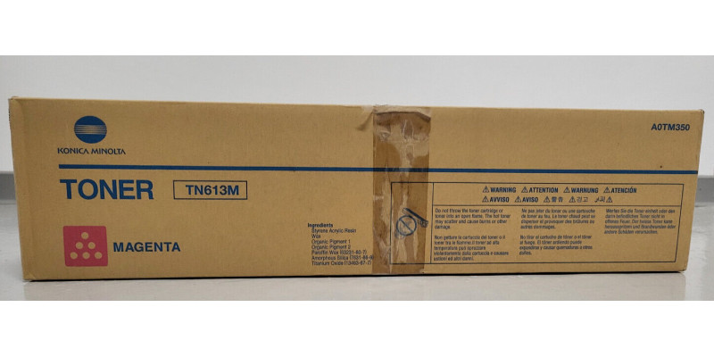 Toner Konica Minolta TN613M Magenta Neu OVP Original Bizhub C452  . 