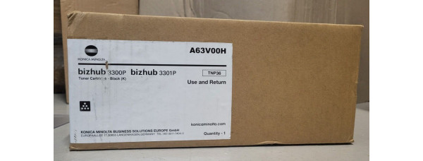 Toner TNP36 Schwarz Konica Minolta A63V00H Neu OVP A-Ware Original 3300 . 