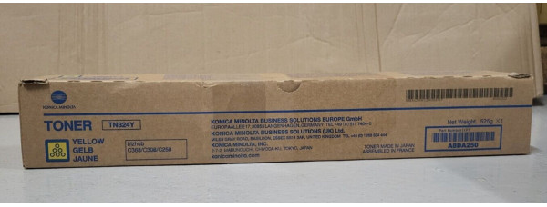 Toner TN324Y Gelb A8DA250 Konica Minolta Neu OVP A-Ware Original C368 . 