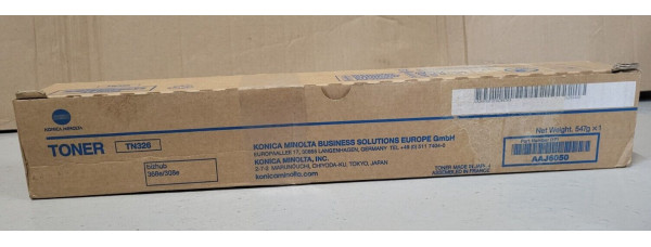 Toner TN326 Konica Minolta AAJ6050 Neu OVP A-Ware Original 368e 308e  