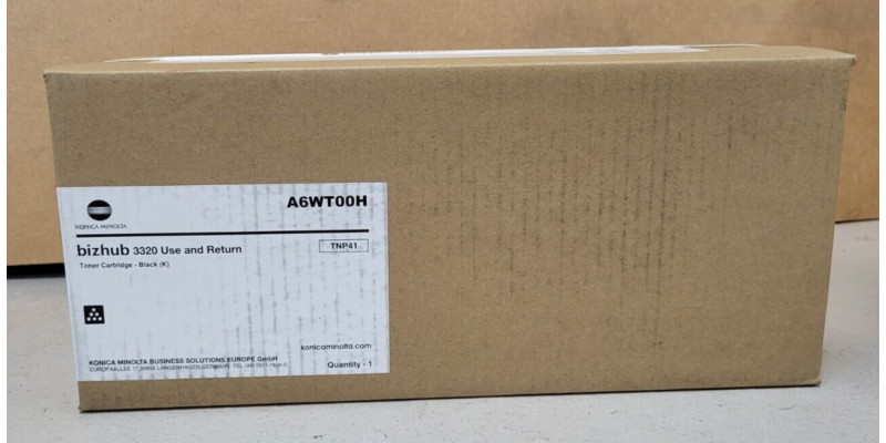Toner Konica Minolta TNP41 Schwarz A6WT00H Neu OVP A-Ware Original 3320 . 