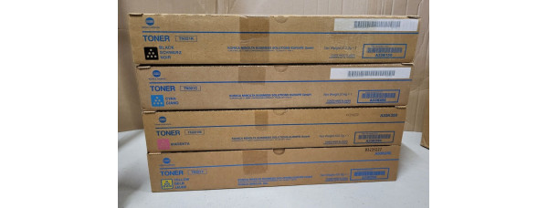 4 Toner Konica Minolta TN321K TN321C TN321M TN321Y Neu OVP A-Ware Original C224 