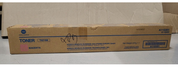 Toner Konica Minolta TN216M Magenta A11G351 Neu OVP Original . 