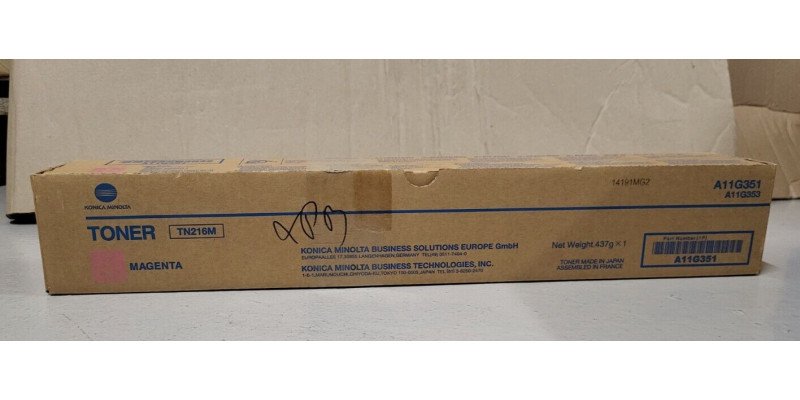 Toner Konica Minolta TN216M Magenta A11G351 Neu OVP Original . 