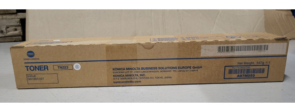 Toner Konica Minolta TN323 A87M050 Neu OVP Original bizhub 367 287 227 . 