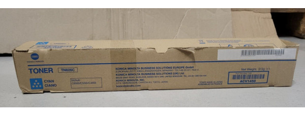 Toner Konica Minolta TN626C Cyan Neu OVP Original Bizhub C650i  . 