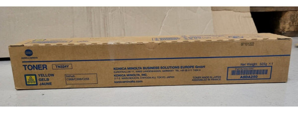 Toner TN324Y Gelb A8DA250 Konica Minolta Neu OVP Original C368 C308 . 