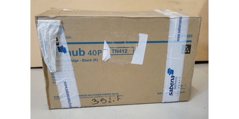 Toner Konica Minolta TN412 Schwarz A0FP023 Neu OVP Original bizhub 40P . 
