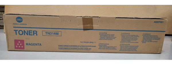 Toner Konica Minolta TN314M Magenta A0D7331 Neu OVP Original Bizhub C353  