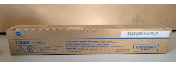Toner Konica Minolta TN516J Schwarz AAJ705C Neu OVP Original bizhub 658e  