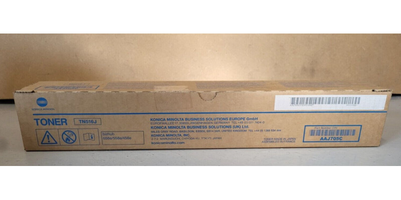 Toner Konica Minolta TN516J Schwarz AAJ705C Neu OVP Original bizhub 658e  