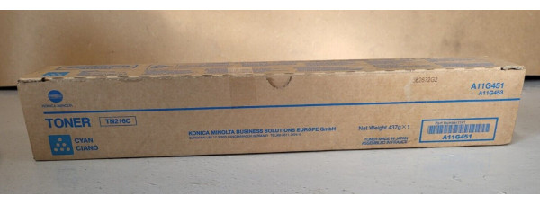 Toner Konica Minolta TN216C Cyan A11G451 Neu OVP Original . 