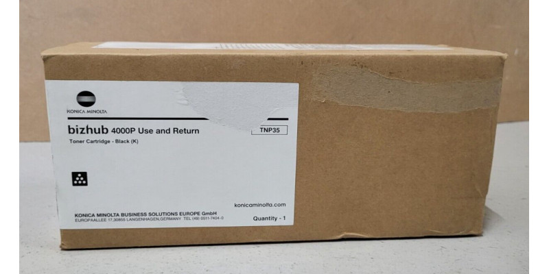 Toner Konica Minolta TNP35 Schwarz A63W01H Neu OVP Original 4000P  