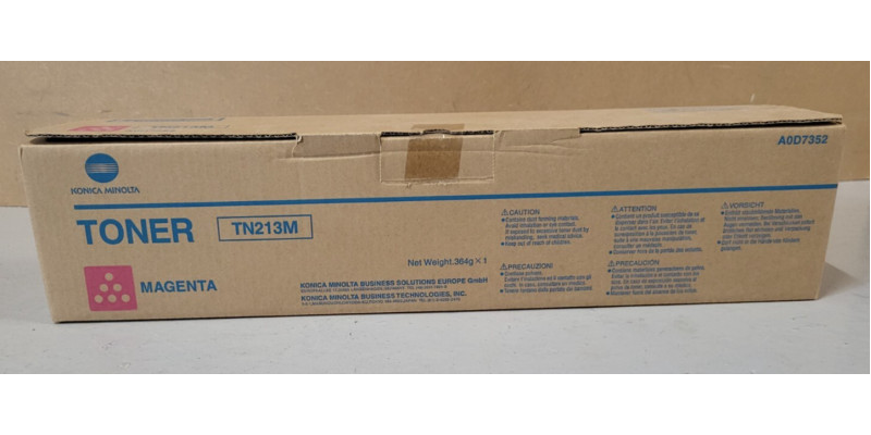 Toner Konica Minolta TN213M Magenta A0D7352 Neu OVP A-Ware Original C203  