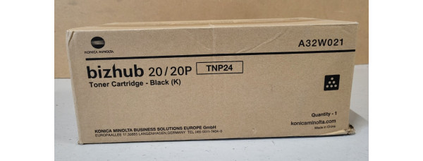 Toner Konica Minolta TNP24 Schwarz A32W021 Neu OVP Original bizhub 20 / 20P  