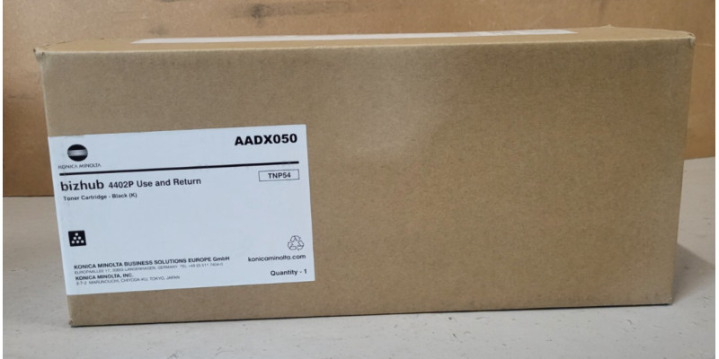 Toner Konica Minolta TNP54 Schwarz AADX050 Neu OVP A-Ware Original 4402P  