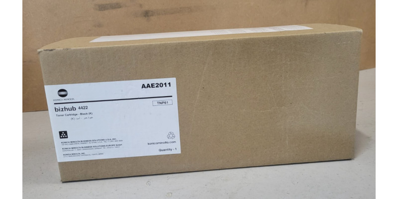 Toner Konica Minolta TNP61 Schwarz AAE2011 Neu OVP A-Ware Original 4402P  