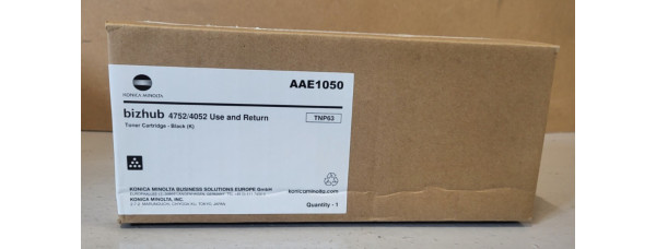 Toner Konica Minolta TNP63 Schwarz AAE1050 Neu OVP Original 4752 4052 . 
