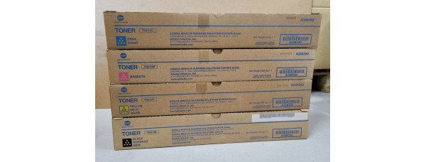 4 Toner Konica Minolta TN512C TN512M TN512Y TN512K Neu OVP A-Ware Original C454 