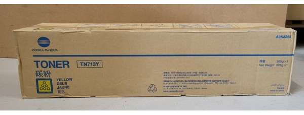 Toner Konica Minolta TN713Y Gelb A9K8250 Neu OVP Original C659 C759 . 