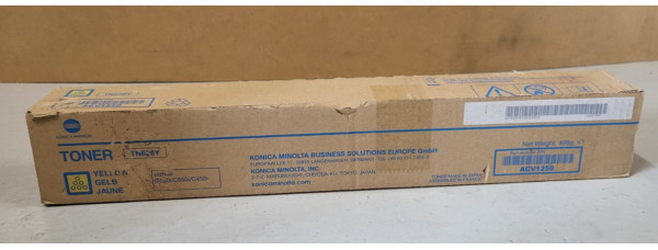 Toner Konica Minolta TN626Y Gelb ACV1250 Neu OVP Original Bizhub C650i . 