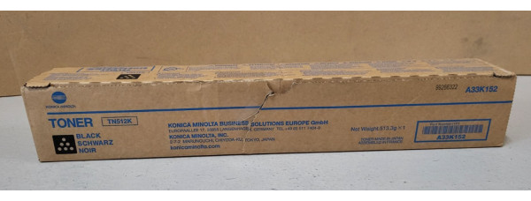 Toner Konica Minolta TN512K Schwarz A33K152 Neu OVP Original C364 C454 . 