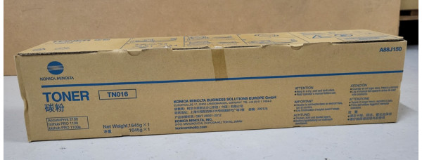 Toner Konica Minolta TN016 Schwarz A88J150 Neu OVP A-Ware AccurioPrint 2100  