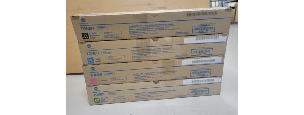 4 Toner Konica Minolta TN626C TN626M TN626Y TN626K Neu OVP A-Ware Original C650i 